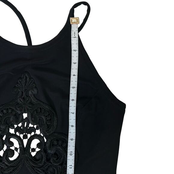 NWT Y2K Gunne Sax Lace Stretch Black Maxi Size 8/10 Whimsigoth Grunge Dark Fairy - Picture 10 of 12